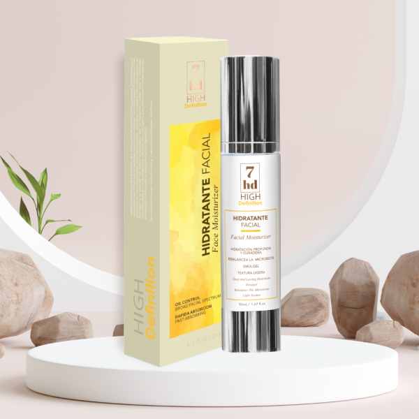 Crema hidratante facial 7HD para dar suavidad y luminosidad - Imagen 2
